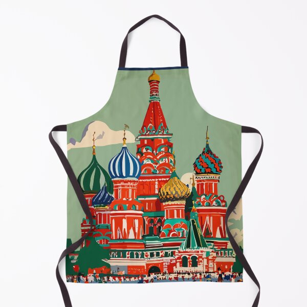 Item preview, A Vintage Travel Art of Moscow - Russia designed and sold by GoodOldVintage.
