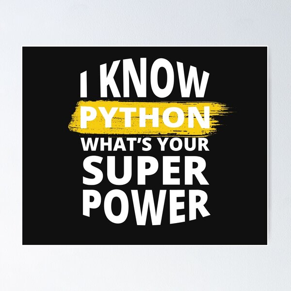 Artikel-Vorschau von Ich kenne Python - Lustige Programmierwitze - Dunkle Farbe, designt und verkauft von Programming Jokes.