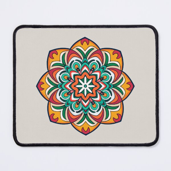 Item preview, Vintage Floral Rangoli Design designed and sold by Jollys-ArtShop.