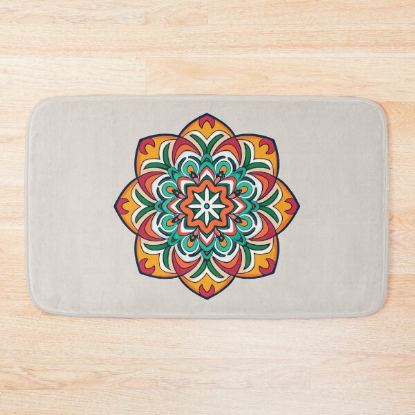 Item preview, Vintage Floral Rangoli Design designed and sold by Jollys-ArtShop.