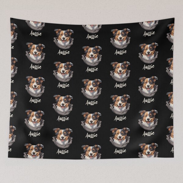 Item preview, Australian Shepherd Dog Inside Pocket designed and sold by Blok45.