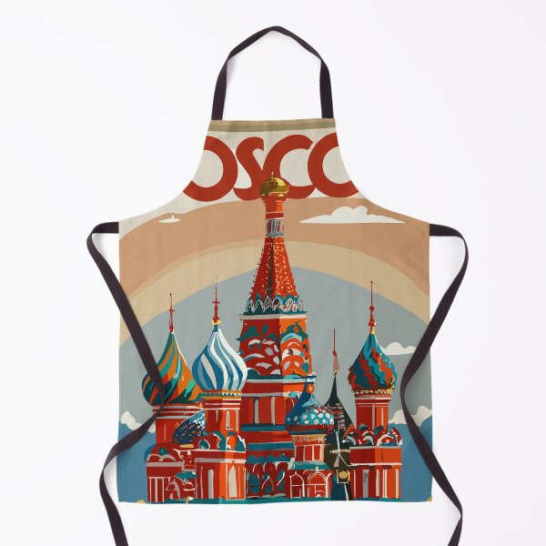 Item preview, A Vintage Travel Art of Moscow - Russia designed and sold by GoodOldVintage.