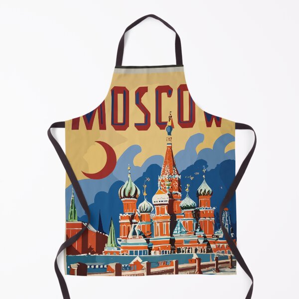Item preview, A Vintage Travel Art of Moscow - Russia designed and sold by GoodOldVintage.