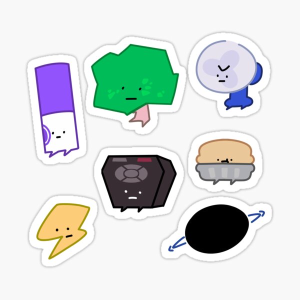 BFB Death Pact Team Sticker Pack (Plain Assets) Poster for Sale