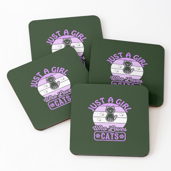 Item preview, Just a Girl Who Loves Cats Cool Funny #3 designed and sold by creativerooney.