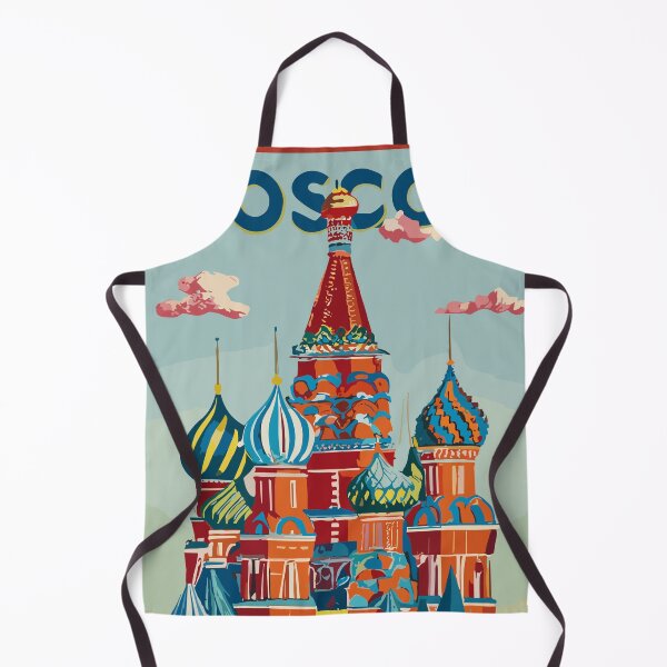 Item preview, A Vintage Travel Art of Moscow - Russia designed and sold by GoodOldVintage.