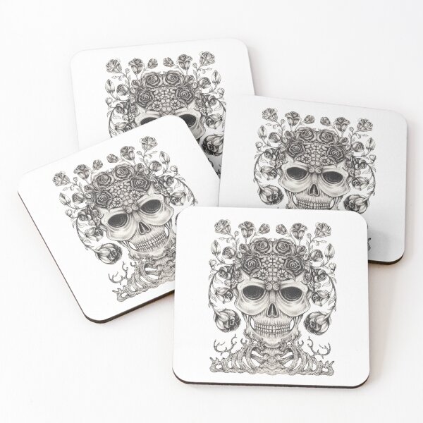 Item preview, Skull drawing surrealist. designed and sold by Jiwsurreal.