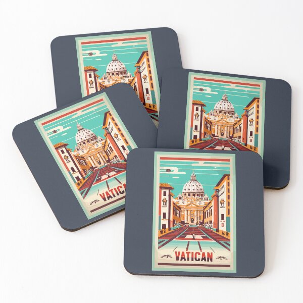 Item preview, A Vintage Travel Art of the Vatican - Vatican City  designed and sold by GoodOldVintage.