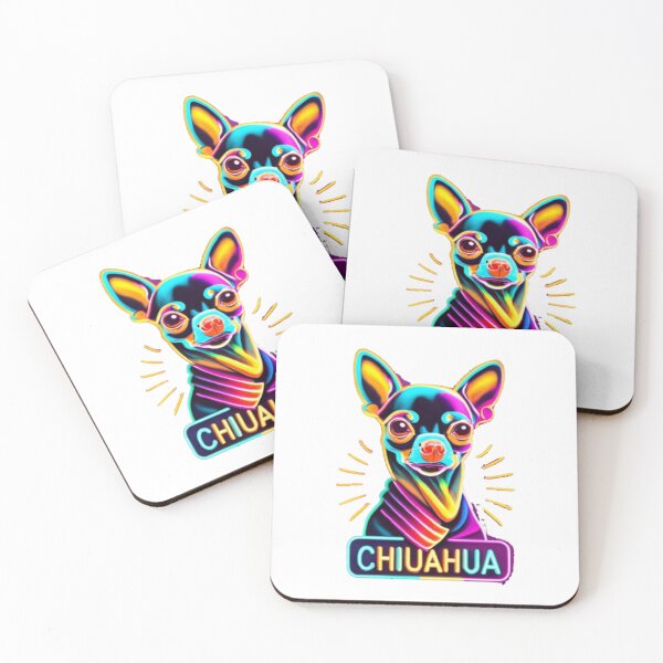 Item preview, Neon style chiuahua designed and sold by PaulBlueShop.