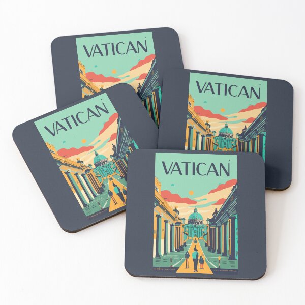 Item preview, A Vintage Travel Art of the Vatican - Vatican City  designed and sold by GoodOldVintage.