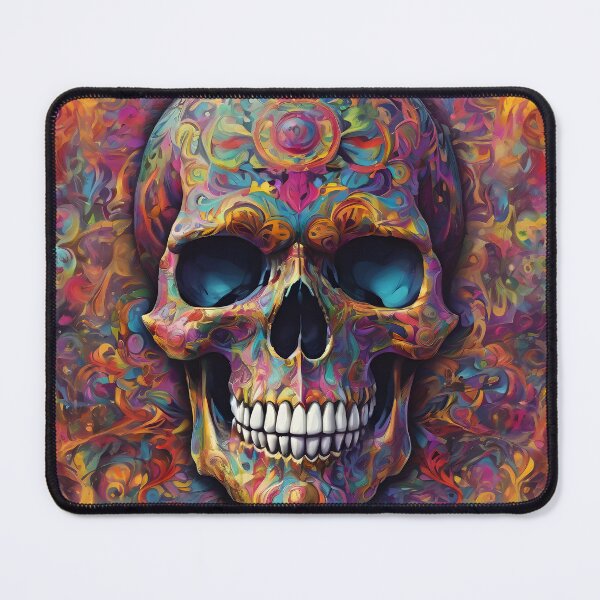 Item preview, Skull in rainbow blast (2) designed and sold by minxandme.