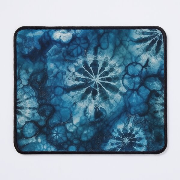 Item preview, Blue Snowflakes Tie Dye Pattern designed and sold by pinkal.