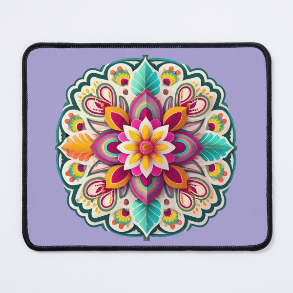 Item preview, Beautiful Floral Rangoli Design designed and sold by Jollys-ArtShop.
