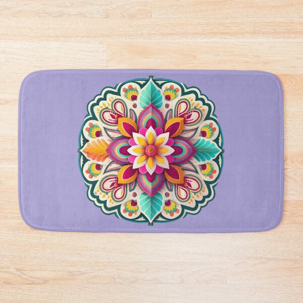 Item preview, Beautiful Floral Rangoli Design designed and sold by Jollys-ArtShop.