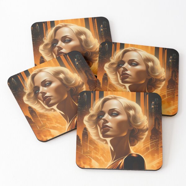 Item preview, Vintage illustration in the style of Art Deco glamor designed and sold by Mic-Poster.