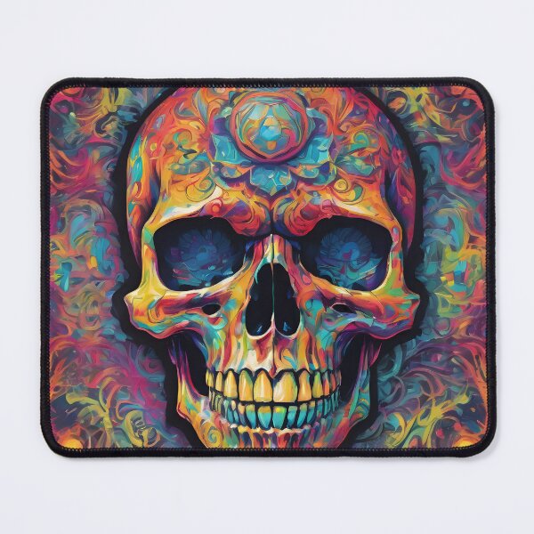 Item preview, Skull in rainbow blast (3) designed and sold by minxandme.