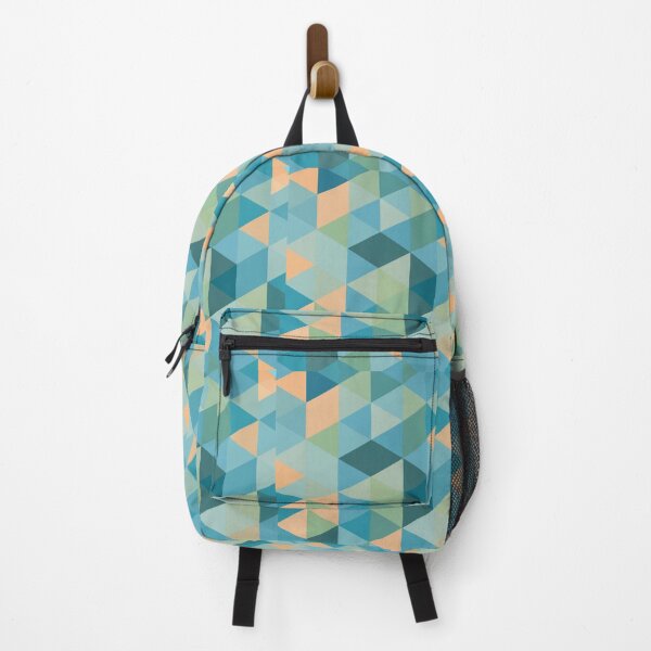 Item preview, Soft Blue Gradient Aesthetic Geometric Cubes Pattern  designed and sold by sadedream.