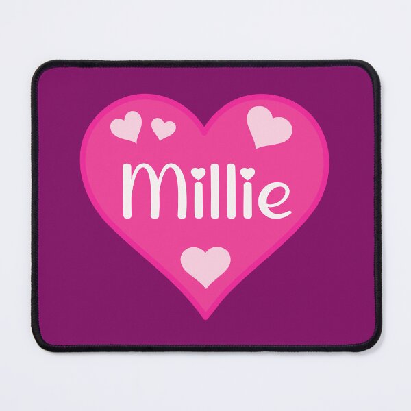 Item preview, Millie Name Pink Heart  designed and sold by Jeallan Designs.
