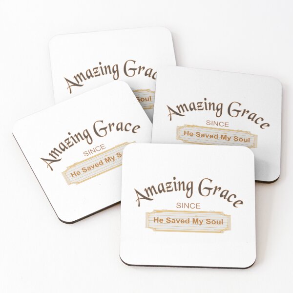 Item preview, Amazing Grace Ter Scott (Gold) Art Design Since He Saved My Soul designed and sold by TerScott.