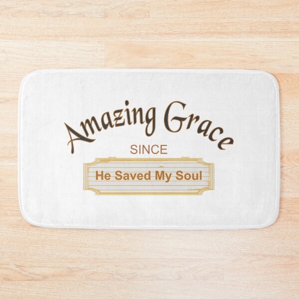 Item preview, Amazing Grace Ter Scott (Gold) Art Design Since He Saved My Soul designed and sold by TerScott.