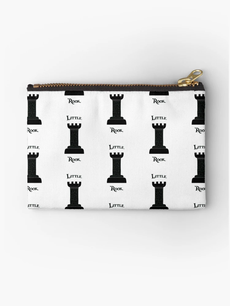 Thumbnail 1 of 4, Zipper Pouch, Knight Rook - Little Rook designed and sold by KillianIsMyHome.