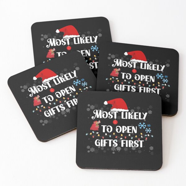 Item preview, Most Likely To Open Gifts First designed and sold by HiroChant.