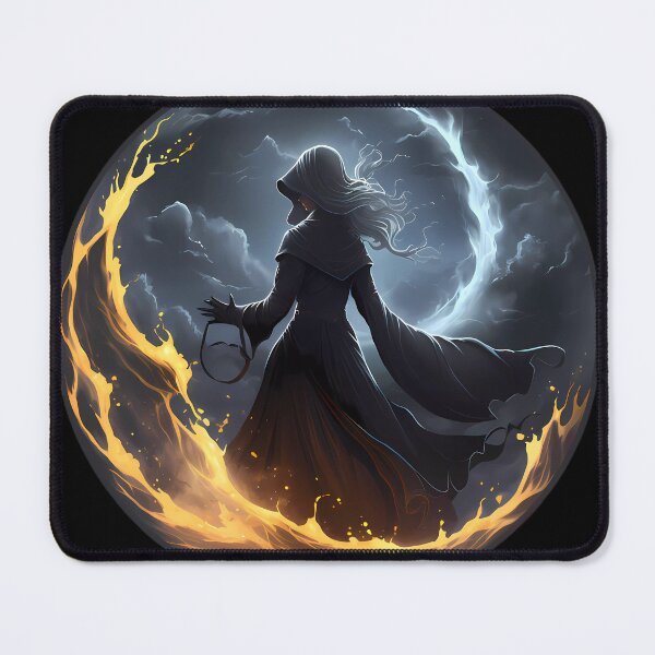 Item preview, “Enchanting Storm Sorceress” designed and sold by Art-Vortex-fr.