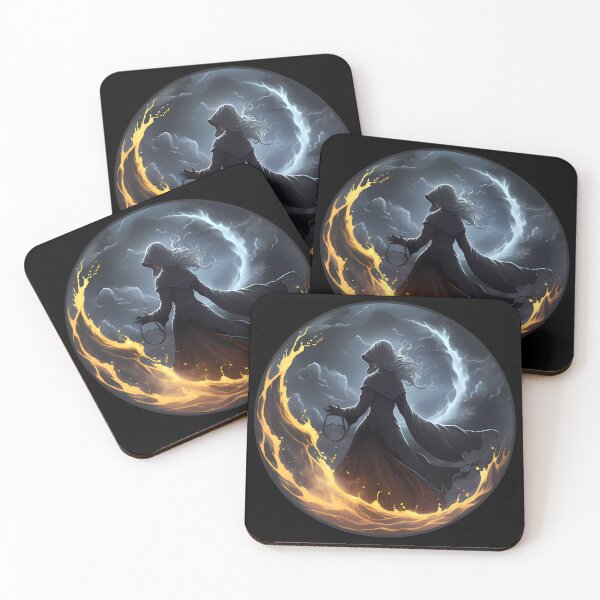 Item preview, “Enchanting Storm Sorceress” designed and sold by Art-Vortex-fr.