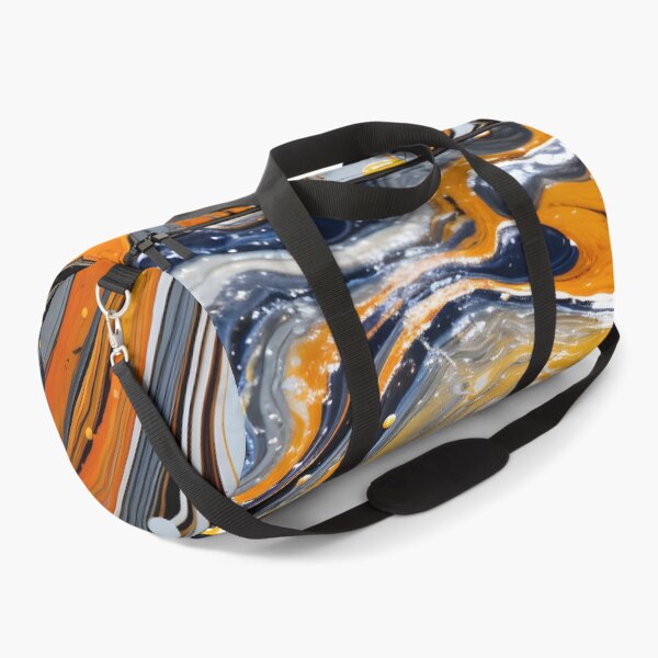 Item preview, Abstract Ebony and Amber Fluid Artistry designed and sold by VectorPlace.