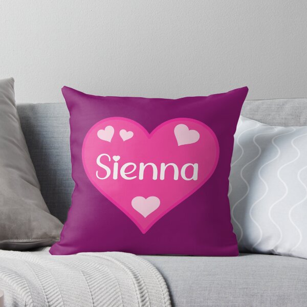Item preview, Sienna Name Pink Heart  designed and sold by Jeallan Designs.