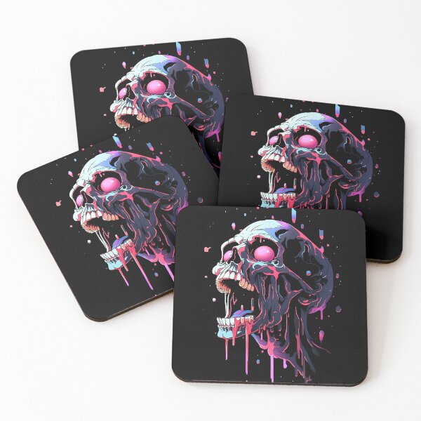 Item preview, Open Up More, 80s Retro Anime Skull  designed and sold by TheeDigitalDen.