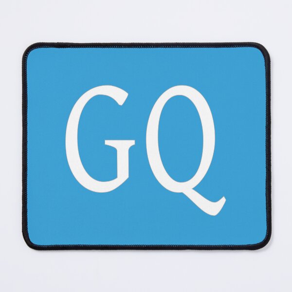 Item preview, GQ Initials Monogram Elegant White Letters designed and sold by Jeallan Designs.