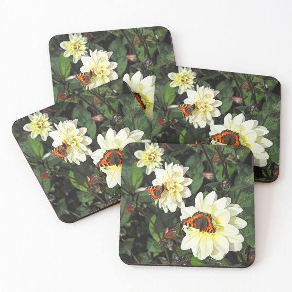 Item preview, Three Dahlias, Two Butterflies. designed and sold by Billlee.