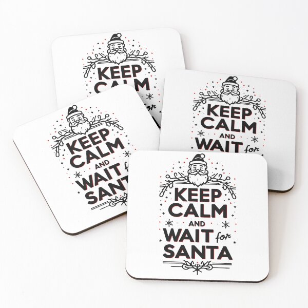 Item preview, Keep Calm and Wait for Santa designed and sold by Frank Ring.