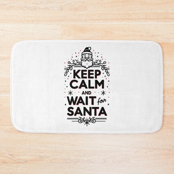 Item preview, Keep Calm and Wait for Santa designed and sold by Frank Ring.