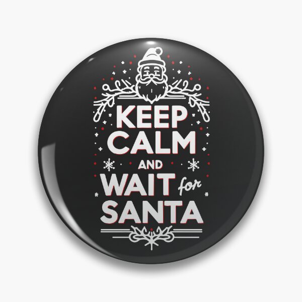 Item preview, Keep Calm and Wait for Santa designed and sold by Frank Ring.