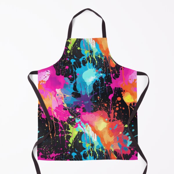 Item preview, Artistic neon paint splatter pattern. designed and sold by culturefull.