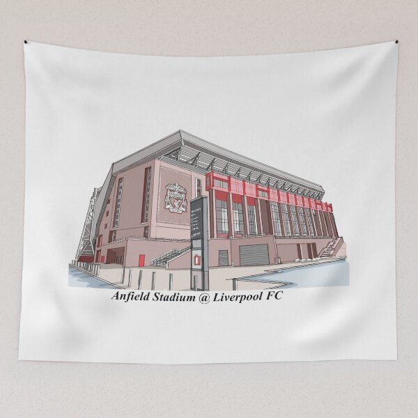 Artikelvorschau, Zeichnen/Skizzieren im Anfield Stadium @ Liverpool FC entworfen und verkauft von GaalArt.