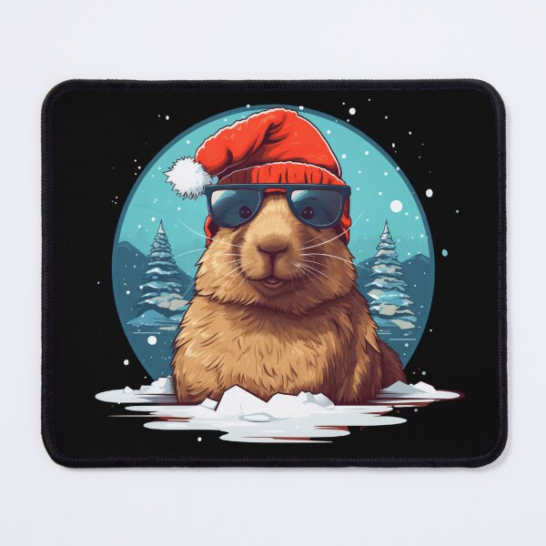 Item preview, Christmas Capybara designed and sold by Dominika Bednarska.