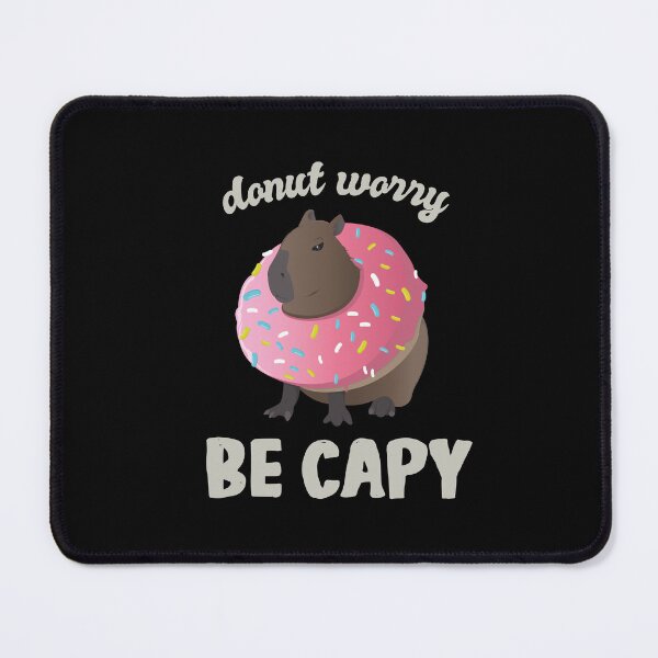 Item preview, Cute Donut Capybara - Donut Worry Be Capy designed and sold by Marzuqi Che Rose.