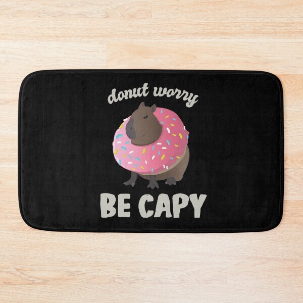 Item preview, Cute Donut Capybara - Donut Worry Be Capy designed and sold by Marzuqi Che Rose.