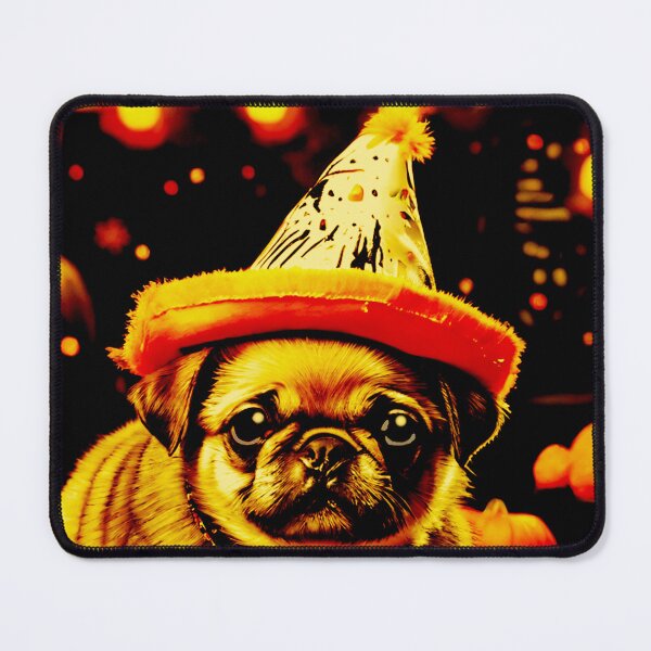 Item preview, Pug HAPPY HOLIDAYS 40 PUGGY HOLIDAYS designed and sold by RedBluffTraders.