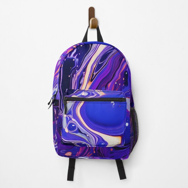 Item preview, Sapphire and Amethyst Fluid Abstract Marvel designed and sold by VectorPlace.