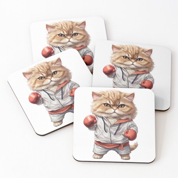 Item preview, Cute  Persian cat  is boxing pose designed and sold by chathai.