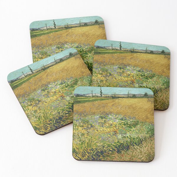 Item preview, Wheatfield by Vincent Van Gogh designed and sold by tomorrowsart.