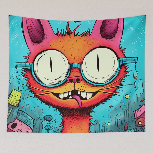 Item preview, The Scholarly Cat in the City designed and sold by HisoTorDesign.