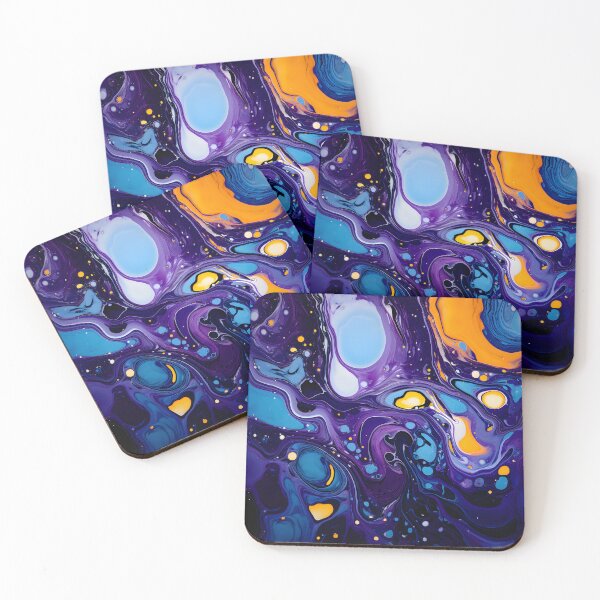 Item preview, Abstract Whirl of Midnight Blue and Sunburst Yellow designed and sold by VectorPlace.