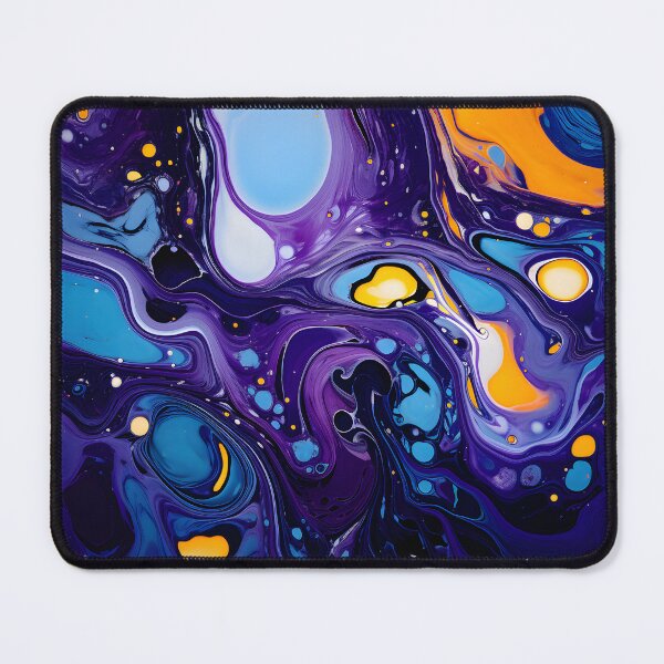 Item preview, Abstract Whirl of Midnight Blue and Sunburst Yellow designed and sold by VectorPlace.