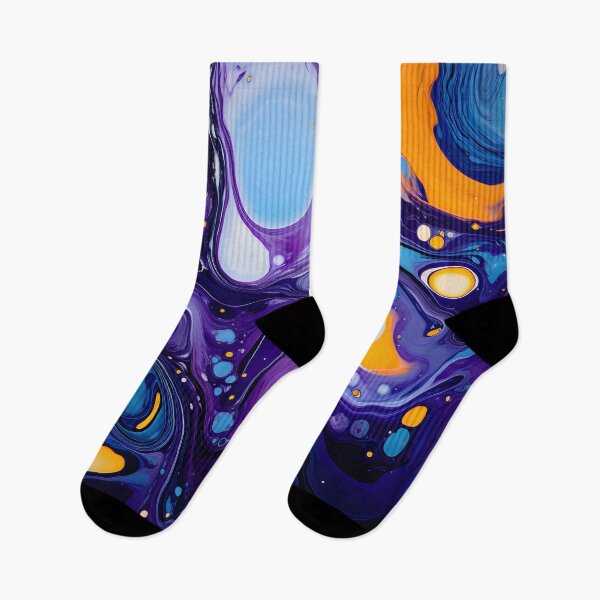 Item preview, Abstract Whirl of Midnight Blue and Sunburst Yellow designed and sold by VectorPlace.