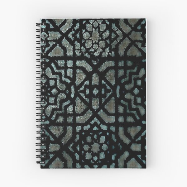 Item preview, MOROCCAN TRELLIS TEAL/BLACK designed and sold by serena ward.